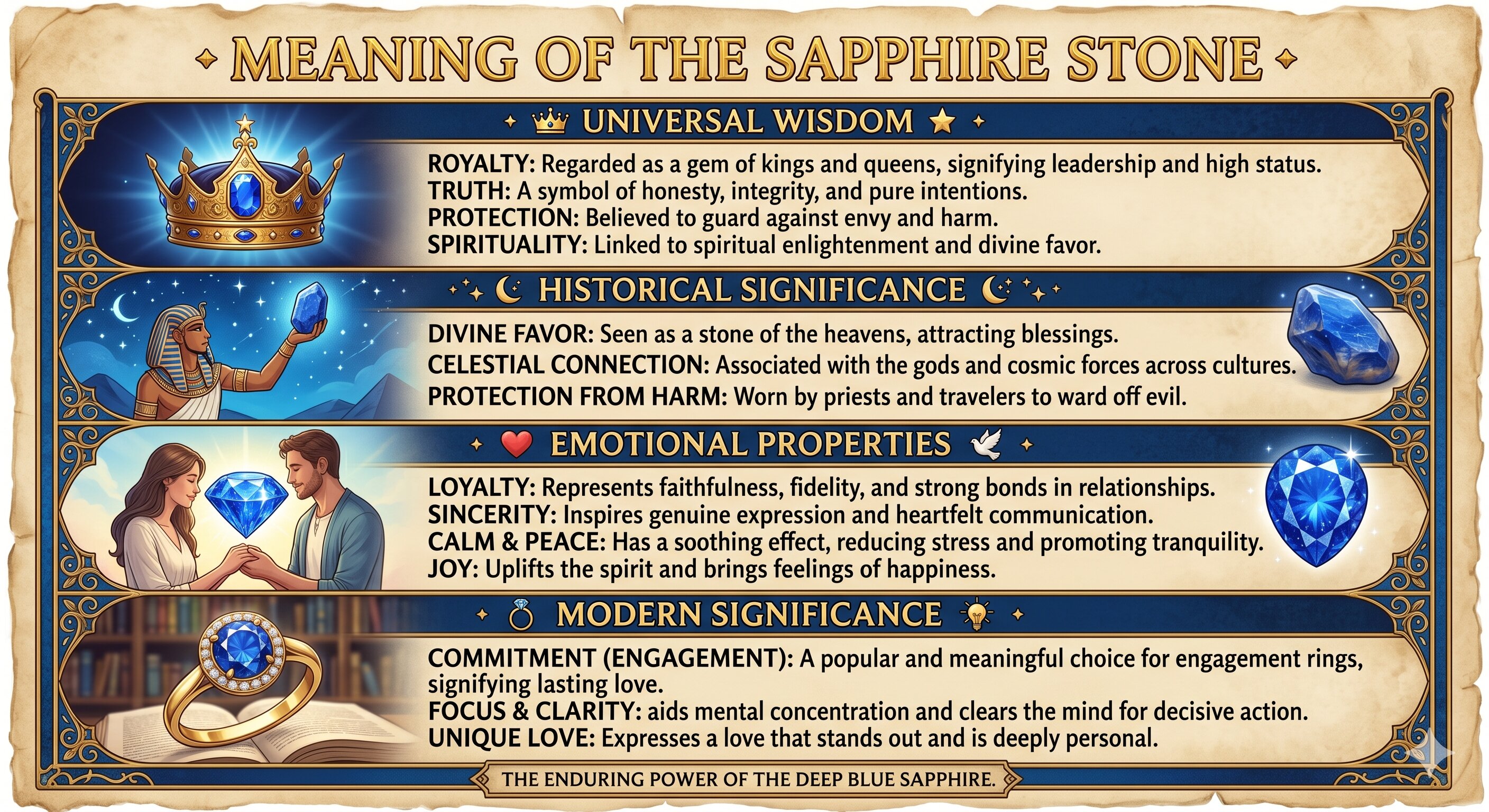 meaning of the sapphire stone